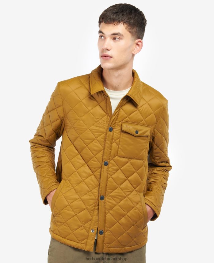 rødbrun nybegynder quiltet jakke BR2BR2162 Mænd Barbour tøj