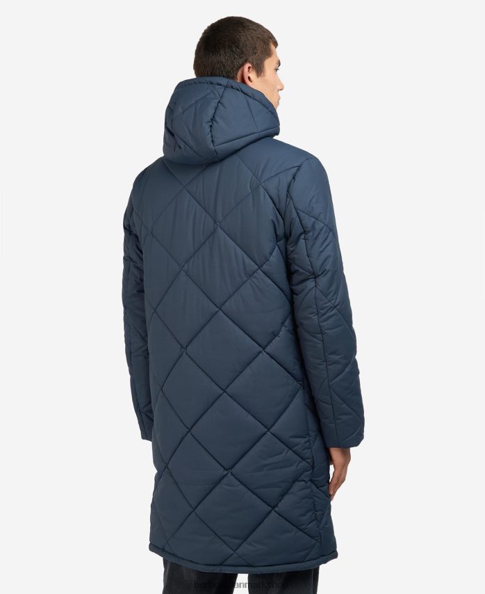 sort/cordovan melbury quiltet jakke BR2BR2166 Mænd Barbour tøj