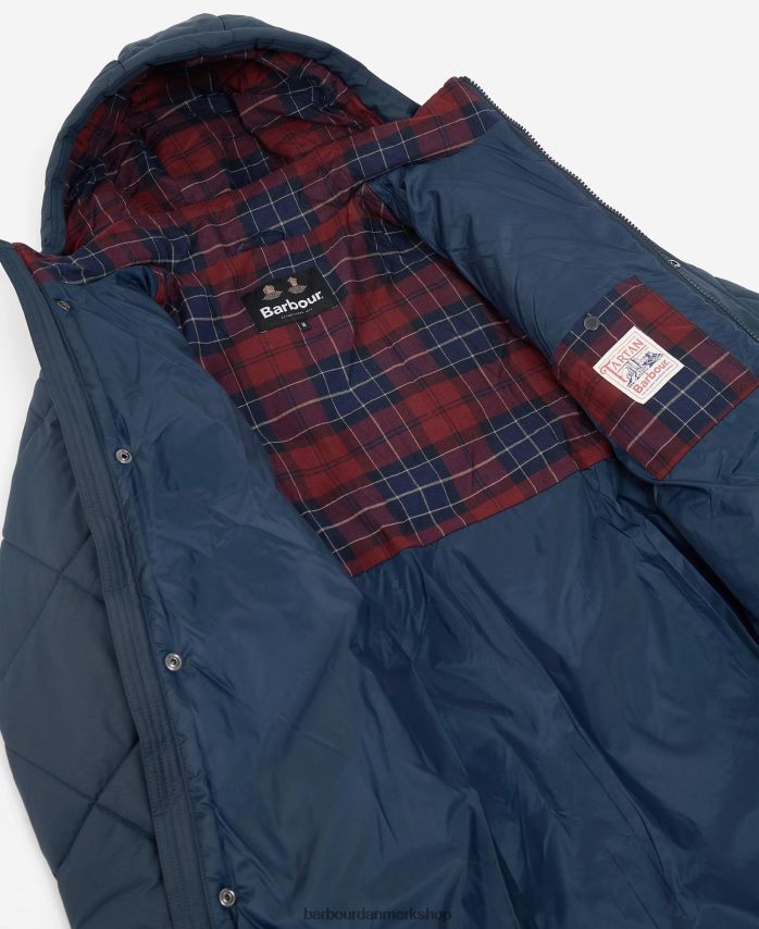 sort/cordovan melbury quiltet jakke BR2BR2166 Mænd Barbour tøj