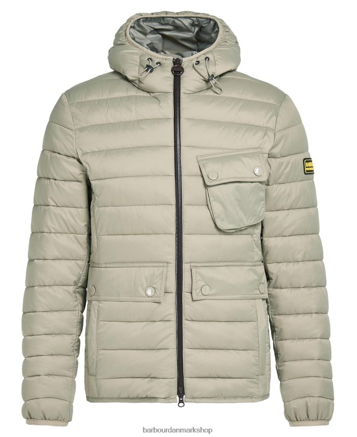 sort racer ouston quiltet jakke med hætte BR2BR2147 Mænd Barbour tøj