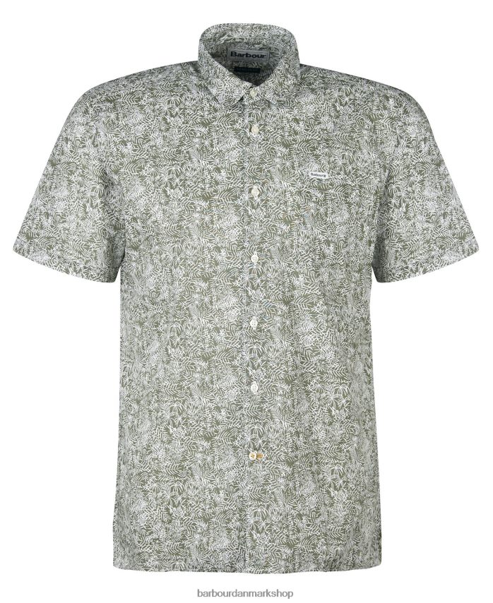 blækblå braithwaite kortærmet sommerskjorte BR2BR2503 Mænd Barbour tøj
