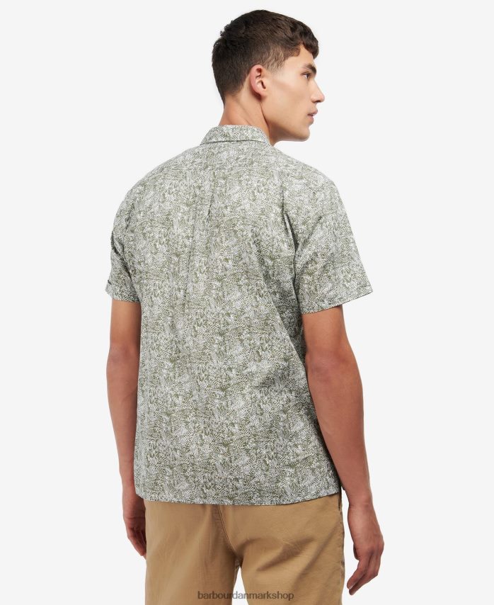 blækblå braithwaite kortærmet sommerskjorte BR2BR2503 Mænd Barbour tøj