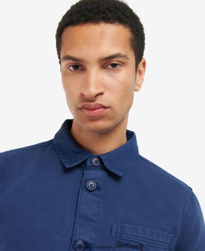 blækblå gino overtrøje BR2BR2310 Mænd Barbour tøj