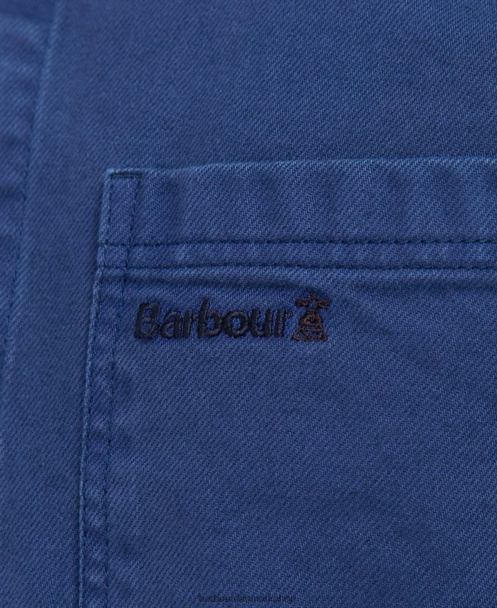 blækblå gino overtrøje BR2BR2310 Mænd Barbour tøj