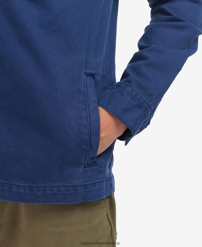 blækblå gino overtrøje BR2BR2310 Mænd Barbour tøj