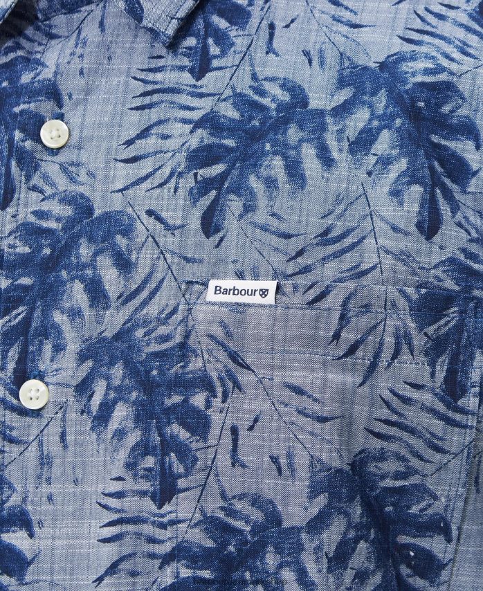 chambray copgrave sommerskjorte BR2BR2288 Mænd Barbour tøj