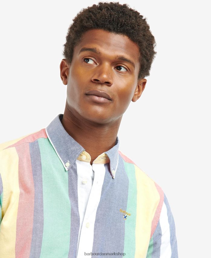 chambray fulwell stribet skjorte BR2BR2494 Mænd Barbour tøj
