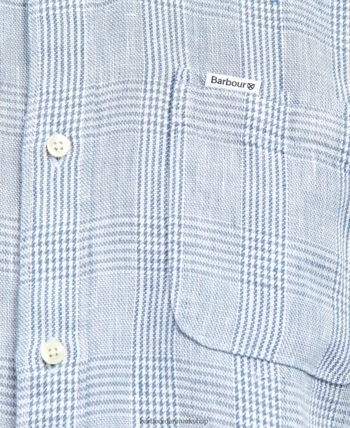 chambray marwood skræddersyet skjorte BR2BR2344 Mænd Barbour tøj