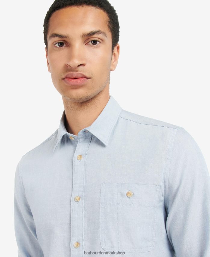 chambray ruthwell skræddersyet skjorte BR2BR2513 Mænd Barbour tøj