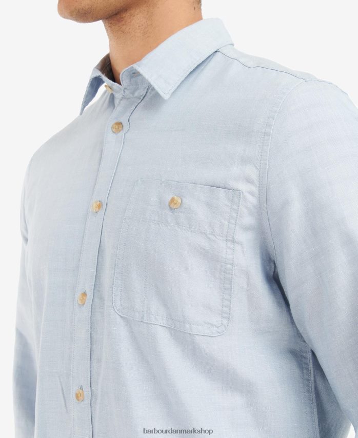 chambray ruthwell skræddersyet skjorte BR2BR2513 Mænd Barbour tøj