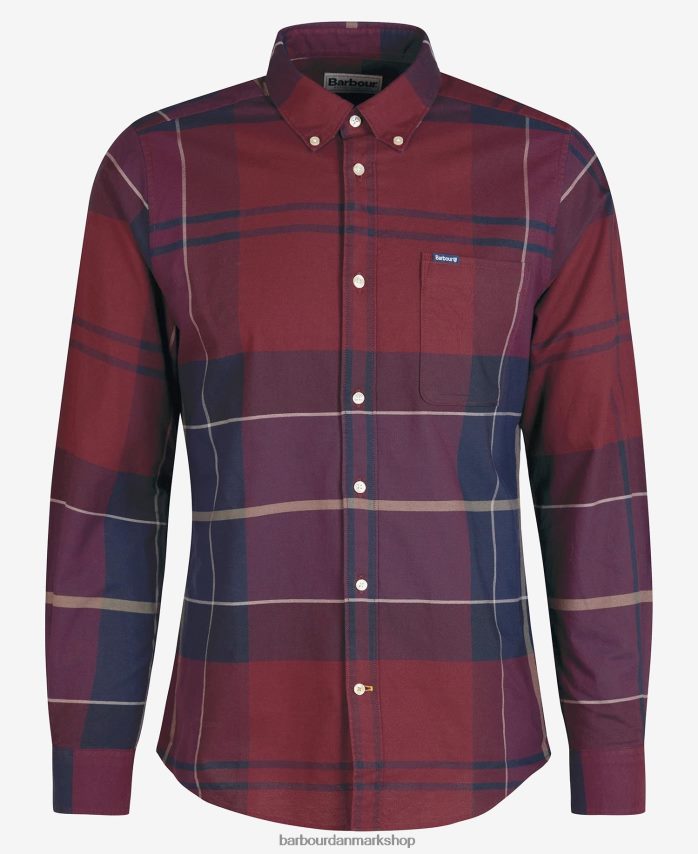 cordovan tartan stirling skræddersyet skjorte BR2BR2415 Mænd Barbour tøj