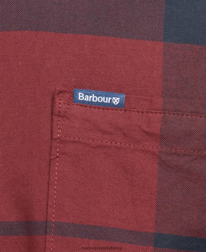 cordovan tartan stirling skræddersyet skjorte BR2BR2415 Mænd Barbour tøj