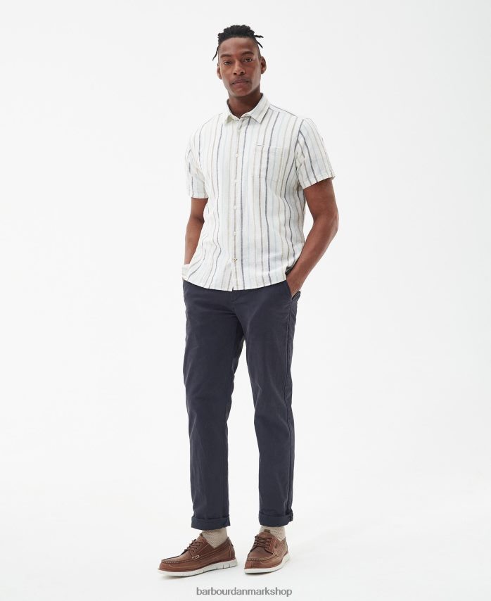 ecru roker sommerskjorte BR2BR2292 Mænd Barbour tøj