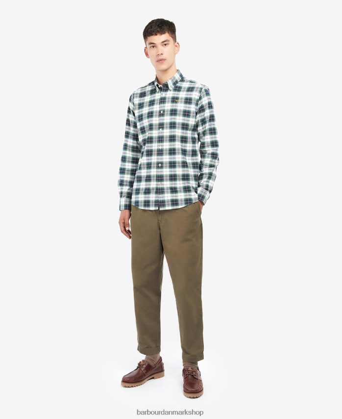 efeu tartan oxbridge skræddersyet skjorte BR2BR2447 Mænd Barbour tøj