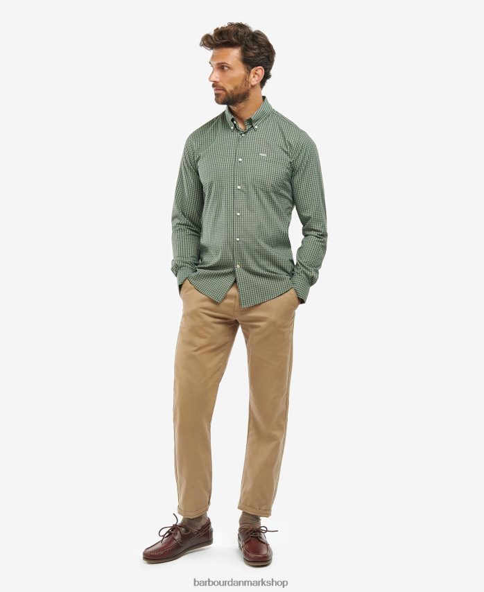 flåde grove performance skjorte BR2BR2284 Mænd Barbour tøj