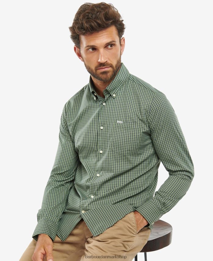 flåde grove performance skjorte BR2BR2284 Mænd Barbour tøj