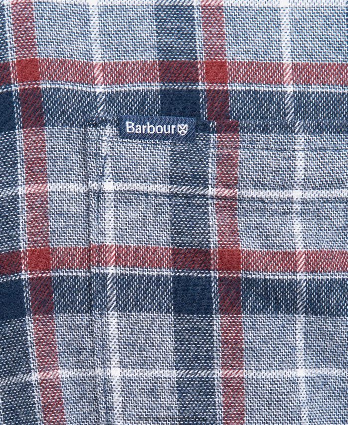 flåde spellman skræddersyet skjorte BR2BR2524 Mænd Barbour tøj