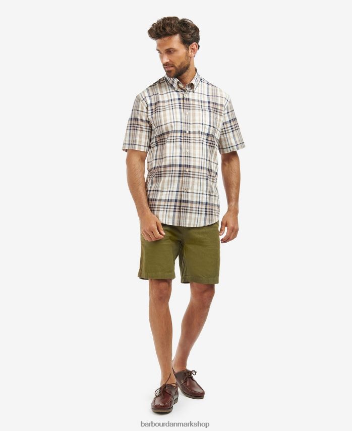 himmel Hartley almindelig ternet skjorte BR2BR2305 Mænd Barbour tøj