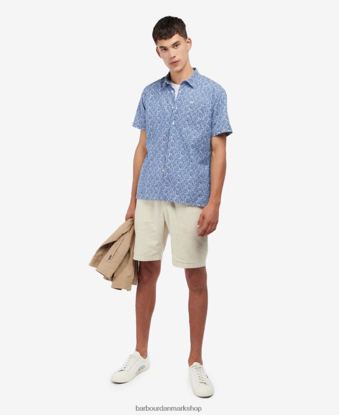 himmel cromer sommer pasform skjorte BR2BR2496 Mænd Barbour tøj