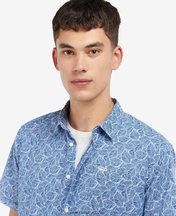 himmel cromer sommer pasform skjorte BR2BR2496 Mænd Barbour tøj