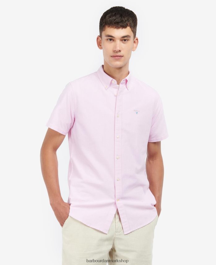 himmel oxford kortærmet skræddersyet skjorte BR2BR2361 Mænd Barbour tøj