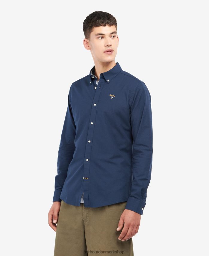 hvid camford skræddersyet skjorte BR2BR2422 Mænd Barbour tøj