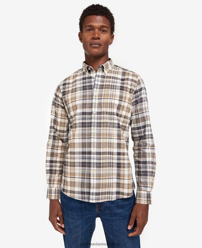 klassisk blå seacove skræddersyet skjorte BR2BR2430 Mænd Barbour tøj