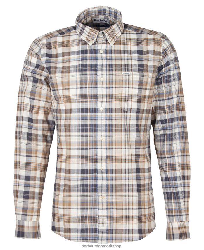 klassisk blå seacove skræddersyet skjorte BR2BR2430 Mænd Barbour tøj