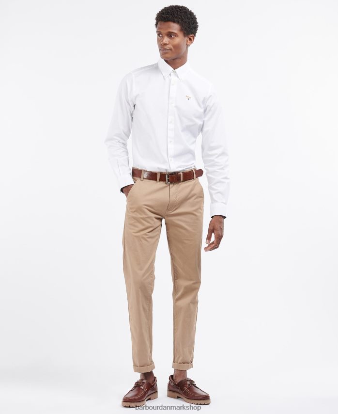 klassisk flåde camford skræddersyet skjorte BR2BR2372 Mænd Barbour tøj