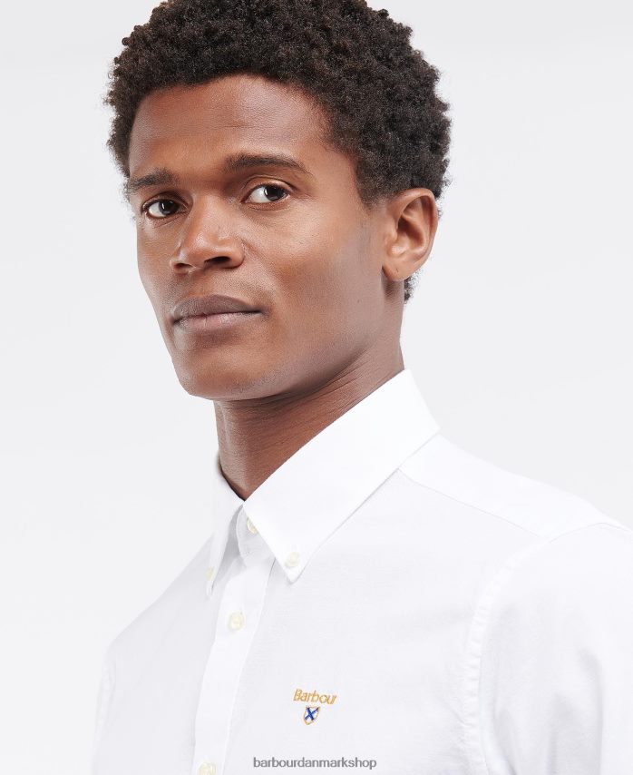 klassisk flåde camford skræddersyet skjorte BR2BR2372 Mænd Barbour tøj