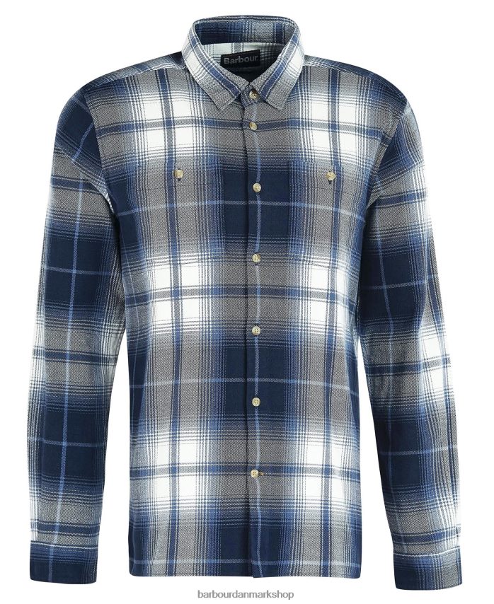 klassisk flåde haversthwaite skjorte BR2BR2529 Mænd Barbour tøj