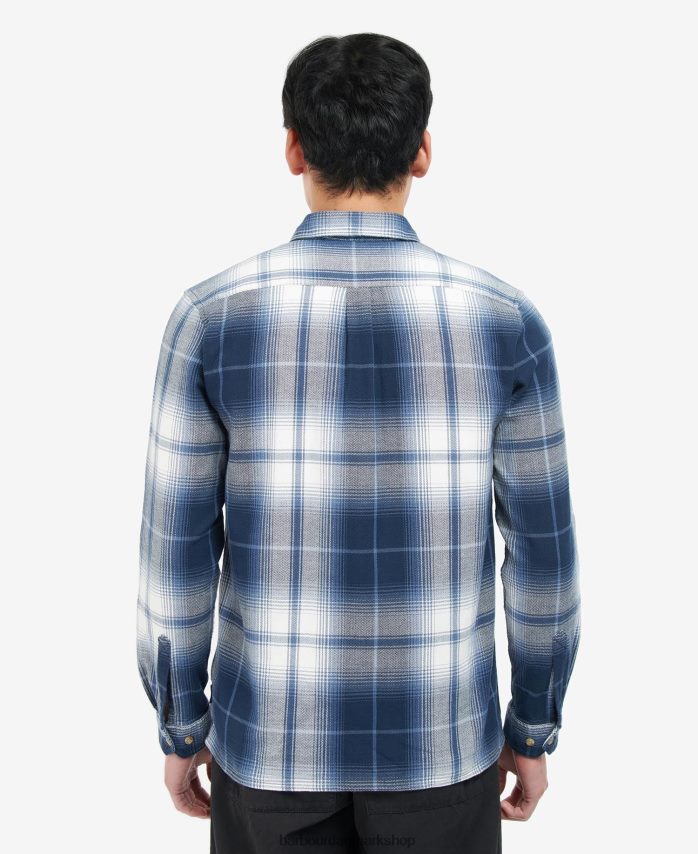 klassisk flåde haversthwaite skjorte BR2BR2529 Mænd Barbour tøj