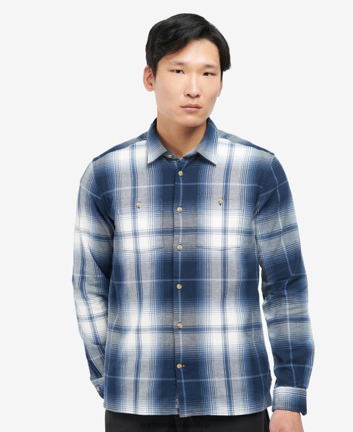 klassisk flåde haversthwaite skjorte BR2BR2529 Mænd Barbour tøj