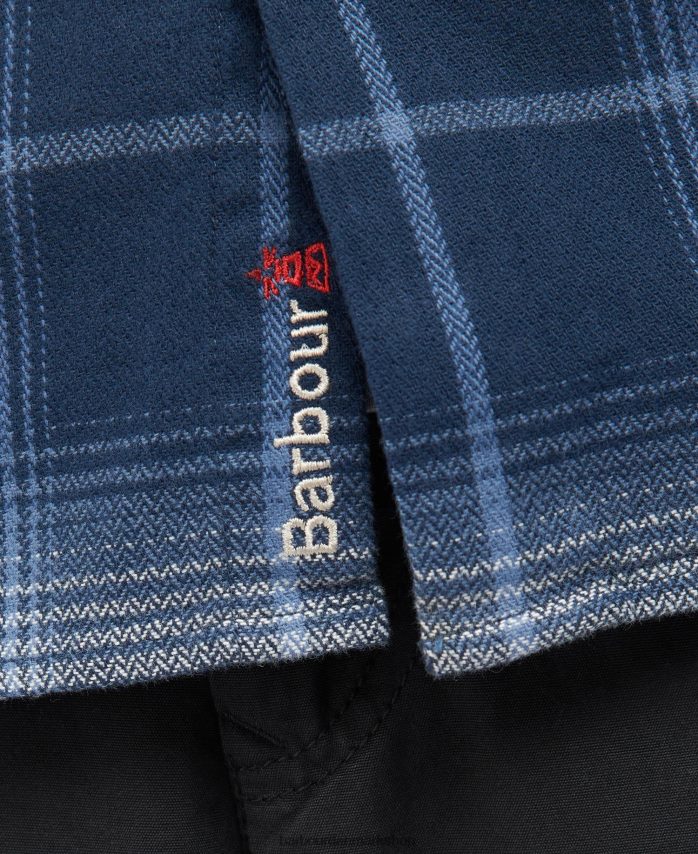 klassisk flåde haversthwaite skjorte BR2BR2529 Mænd Barbour tøj