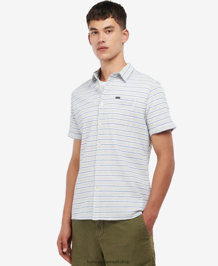 klassisk flåde newquay almindelig skjorte BR2BR2520 Mænd Barbour tøj