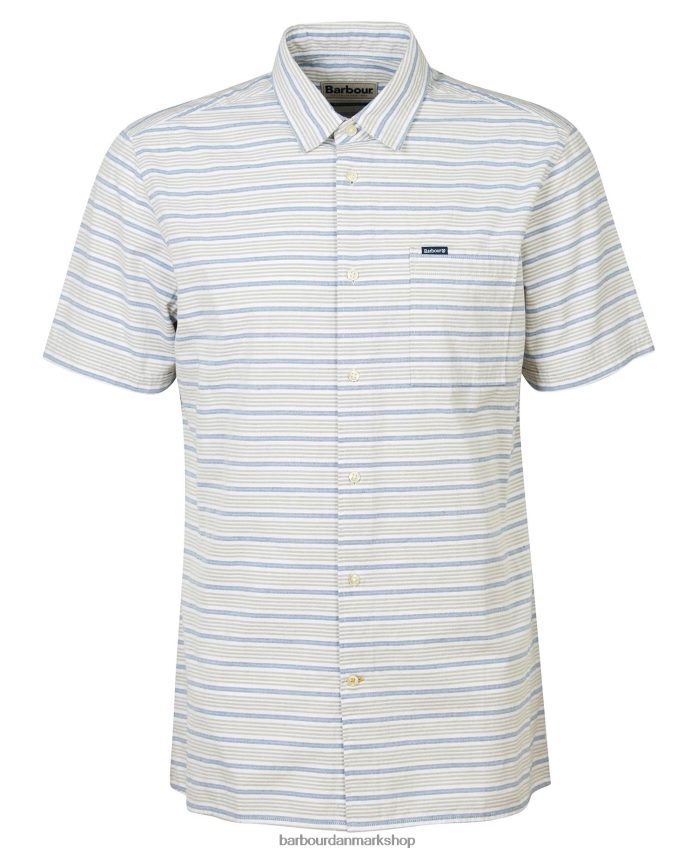 klassisk flåde newquay almindelig skjorte BR2BR2520 Mænd Barbour tøj