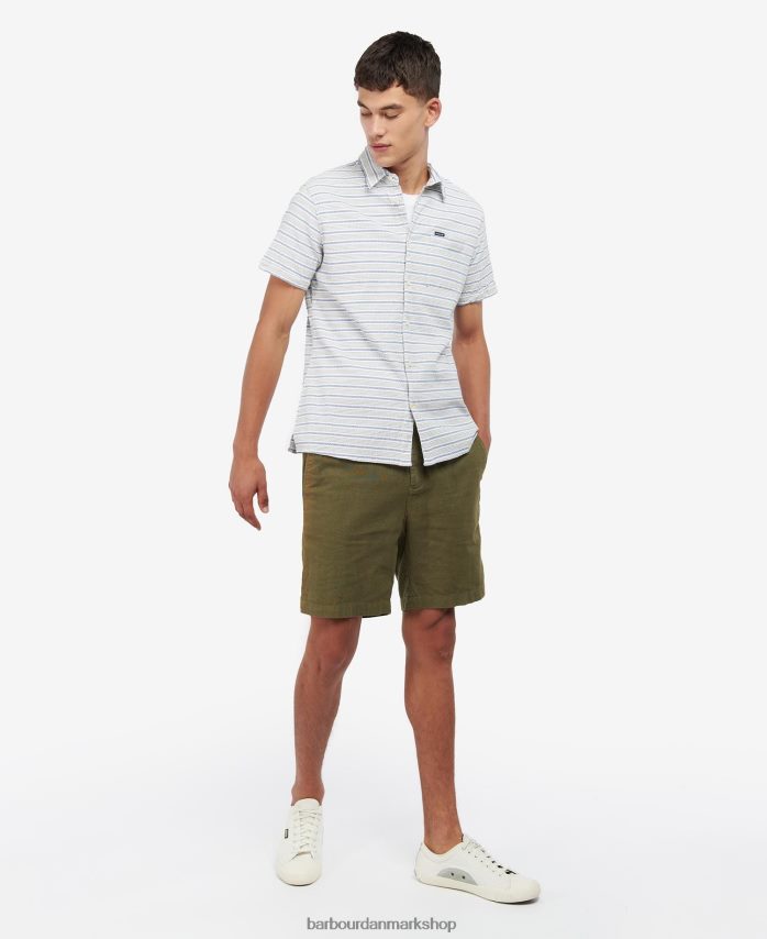 klassisk flåde newquay almindelig skjorte BR2BR2520 Mænd Barbour tøj