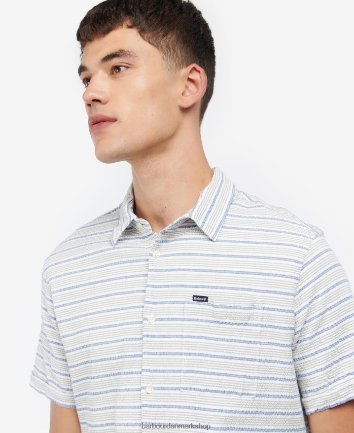 klassisk flåde newquay almindelig skjorte BR2BR2520 Mænd Barbour tøj