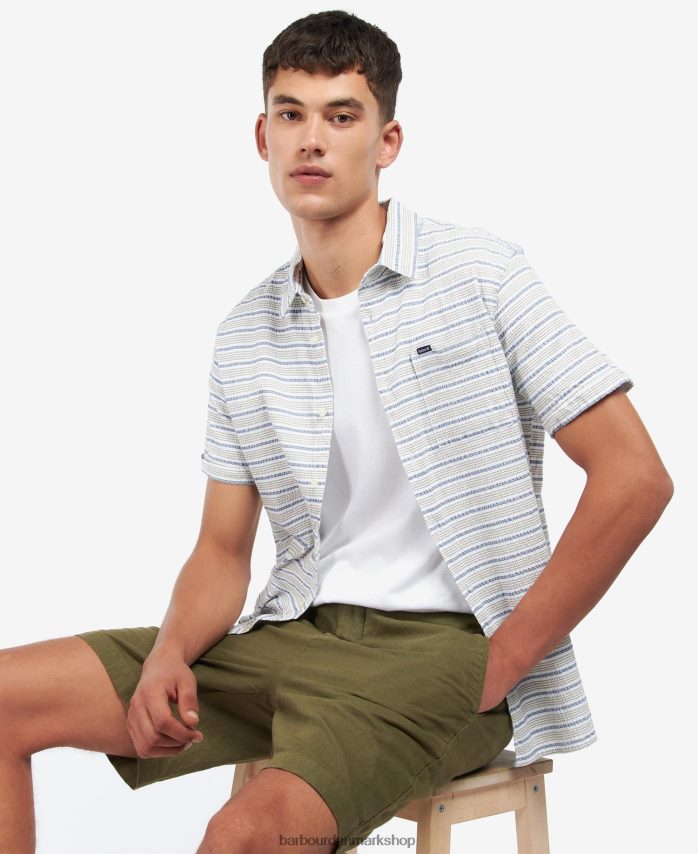 klassisk flåde newquay almindelig skjorte BR2BR2520 Mænd Barbour tøj