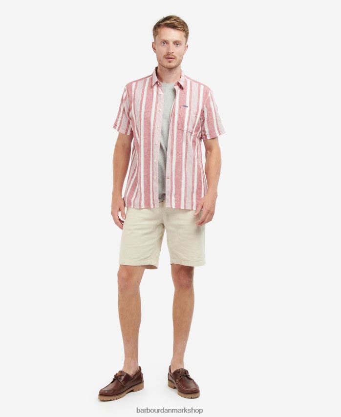 klassisk flåde thewles almindelig skjorte BR2BR2395 Mænd Barbour tøj