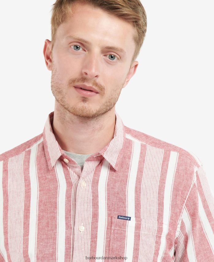 klassisk flåde thewles almindelig skjorte BR2BR2395 Mænd Barbour tøj