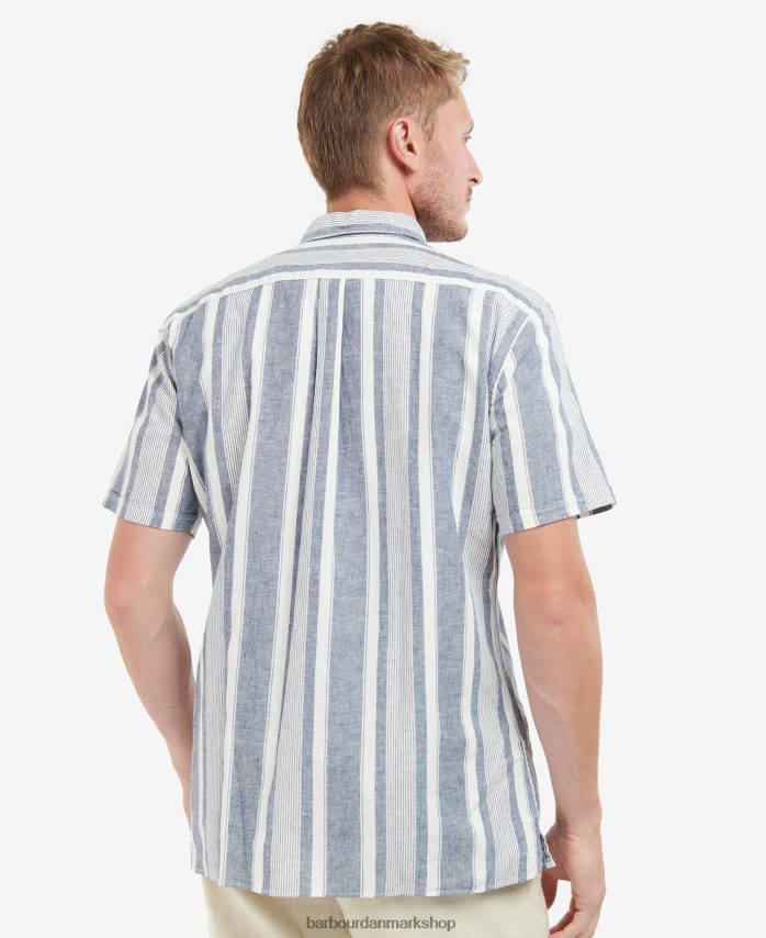 klassisk flåde thewles almindelig skjorte BR2BR2511 Mænd Barbour tøj