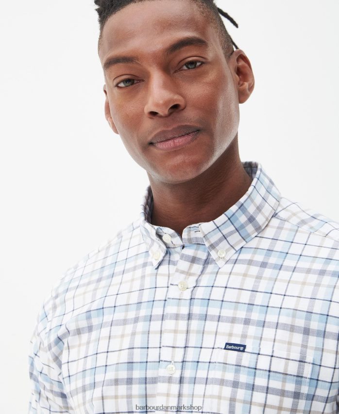 klassisk hvid adderstone skræddersyet skjorte BR2BR2384 Mænd Barbour tøj