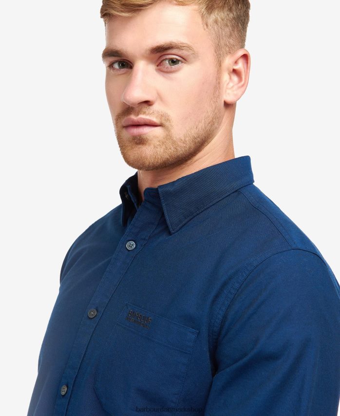 klassisk hvid kinetisk skjorte BR2BR2534 Mænd Barbour tøj