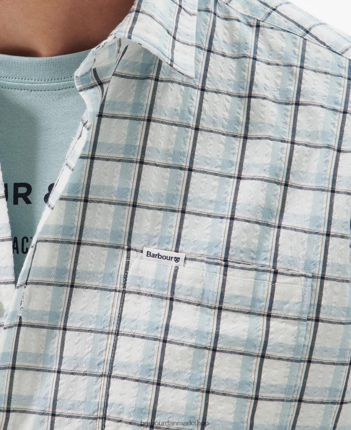 klassisk hvid margrave sommerskjorte BR2BR2428 Mænd Barbour tøj