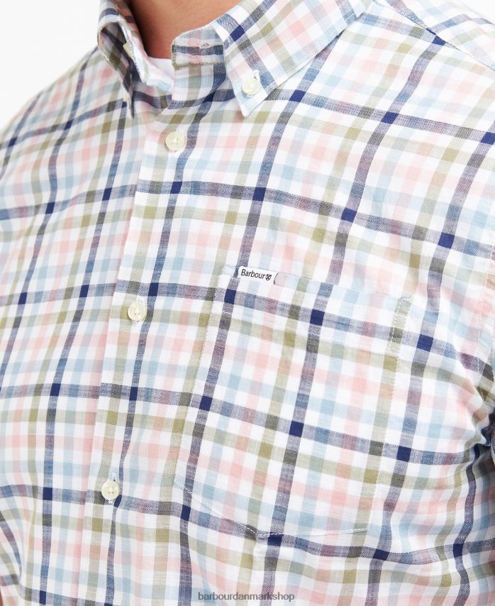 klassisk pink barbout kinson skræddersyet skjorte BR2BR2437 Mænd Barbour tøj