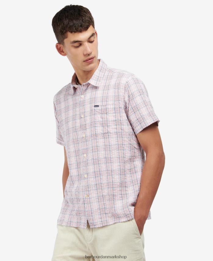 klassisk pink deanhill kortærmet sommerskjorte BR2BR2498 Mænd Barbour tøj