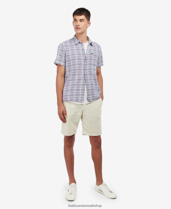 klassisk pink deanhill kortærmet sommerskjorte BR2BR2515 Mænd Barbour tøj