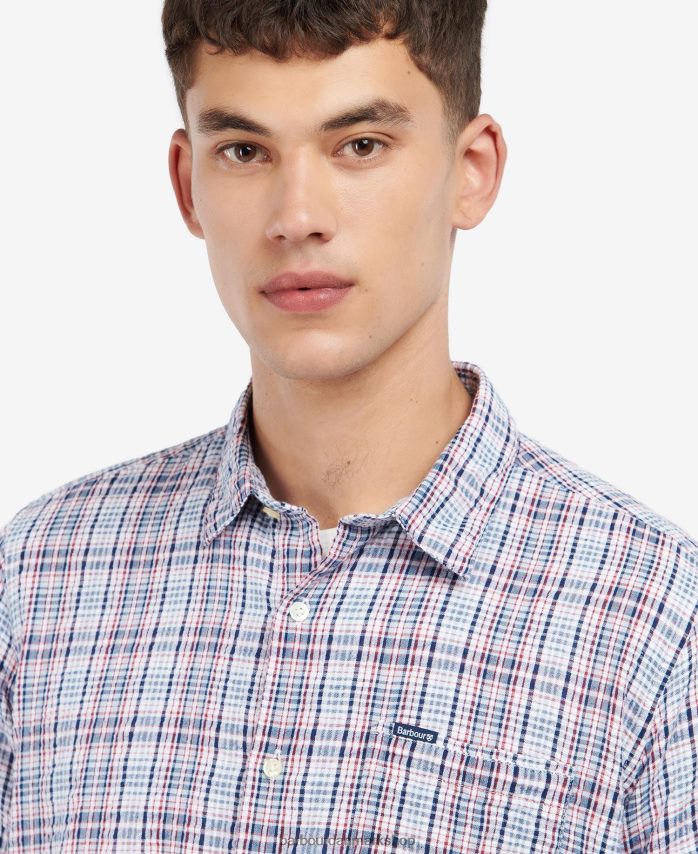 klassisk pink deanhill kortærmet sommerskjorte BR2BR2515 Mænd Barbour tøj