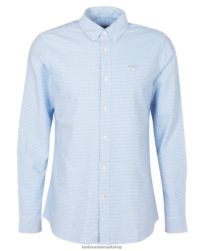 klassisk pink gingham oxford skræddersyet skjorte BR2BR2402 Mænd Barbour tøj